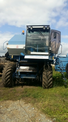 Старый комбайн