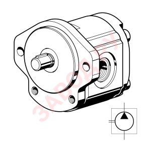 Шестеренный гидронасос Bosch Rexroth AZPS – XX – XXXX QR12MB 0517425003