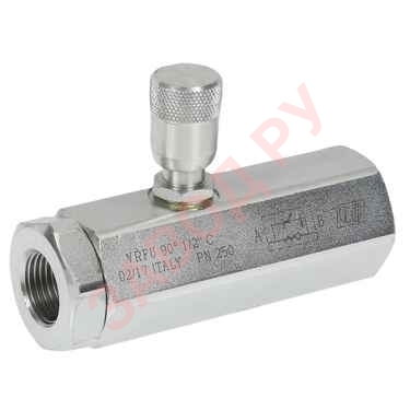 Фото регулятора расхода 1-но сторонний 3/8 VRFU90 compensato