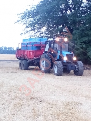 Вносим кас по стерне в ночь