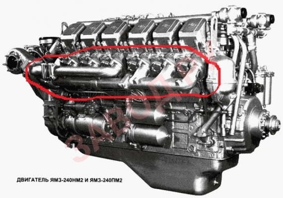 Ямз 240 вес двигателя