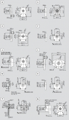 Передняя крышка Bosch Rexroth, серия AZPF Передняя крышка Bosch Rexroth, серия AZPF
