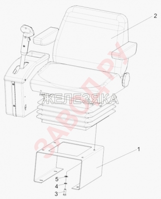 Можно ли с комбайна КЗС 12 сиденье установить на амкадор? 