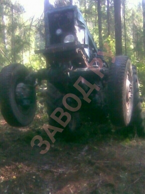 МТЗ 82 без кабины. Трелюем лес