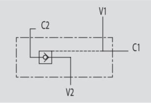 Гидравлическая схема 1/2 VBPSE FL (V0270)