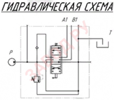 Схема гидрораспределителя MB-4/1S-3/18L/G-4/M3
