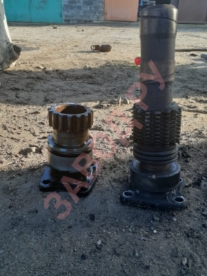 Для замены сальников промежуточном подвесном вытащил вал с муфтой, не раскручивая контргайку.Это правильно? 