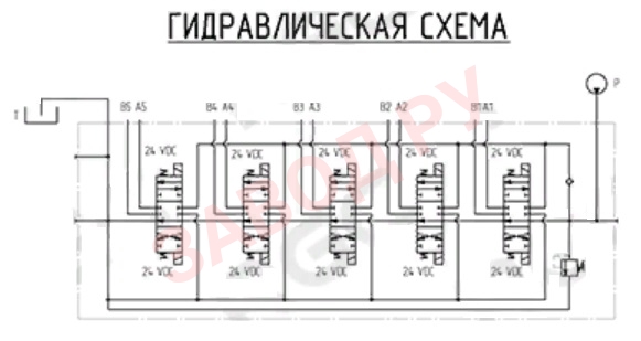 Схема МВ-4/5S-4/18ES3/G4/M3-24VDC