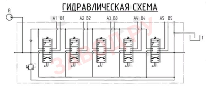 Гидрораспределитель MB-4/5S-4/18L/G-4/M3 Гидрораспределитель MB-4/5S-4/18L/G-4/M3