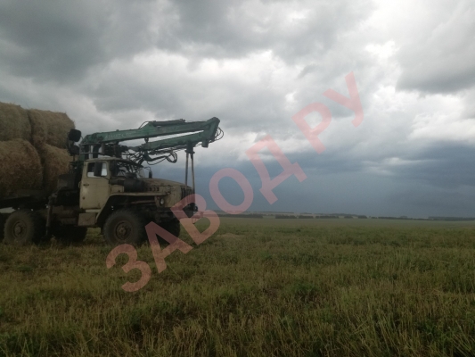 А мы так сено вывозим