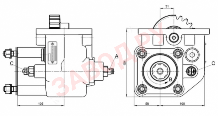 Ком камаз pf18001p2 uni